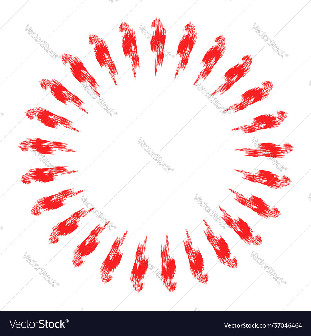 Grungy circle blob blotch vector image Grungy circle blob blotch