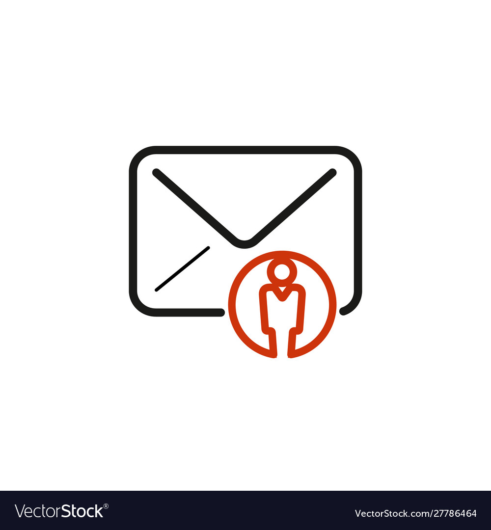 Mail user account recipient address stock vector image Mail user account recipient address stock