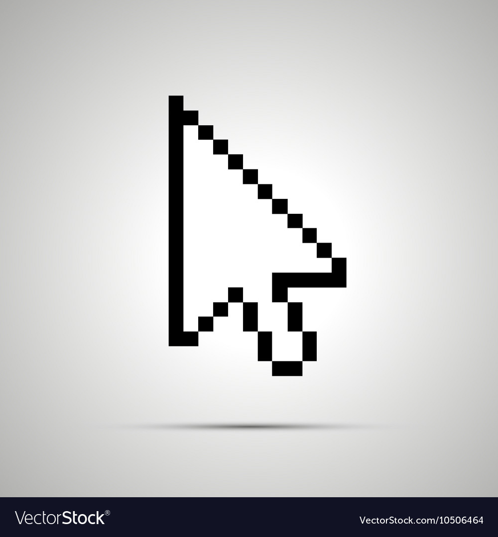 Pixelated Computer Cursor Icon
