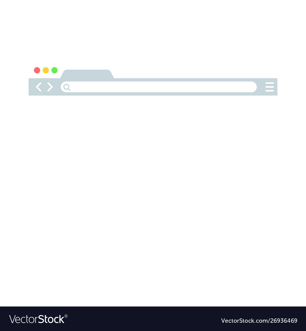 Browser windowweb in flat style window