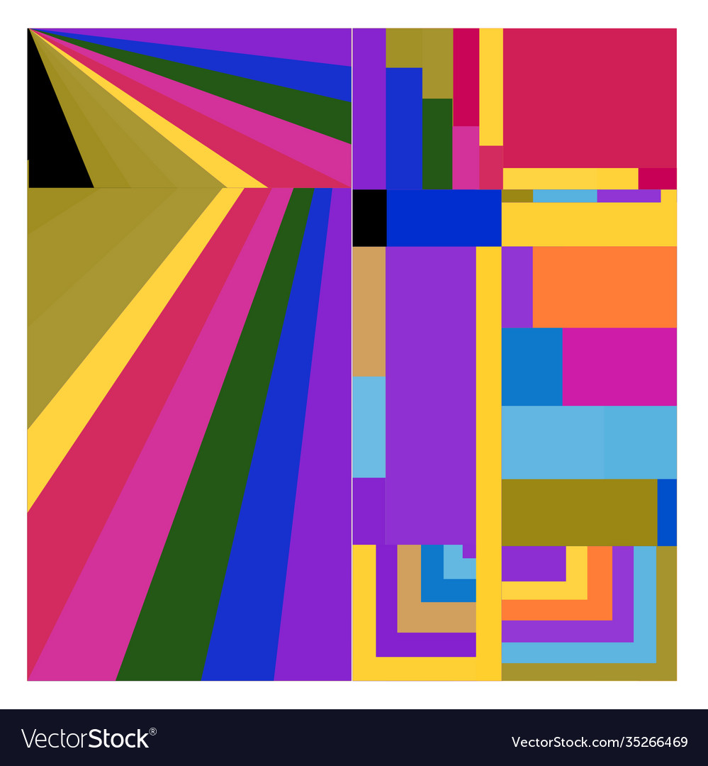 Colorful geometric and curve background pattern Vector Image Colorful geometric and curve background pattern
