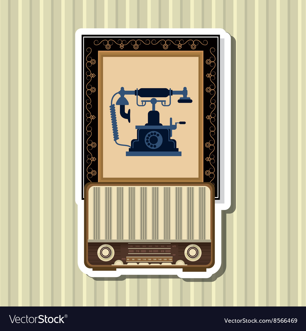 Flat about vintage technology design
