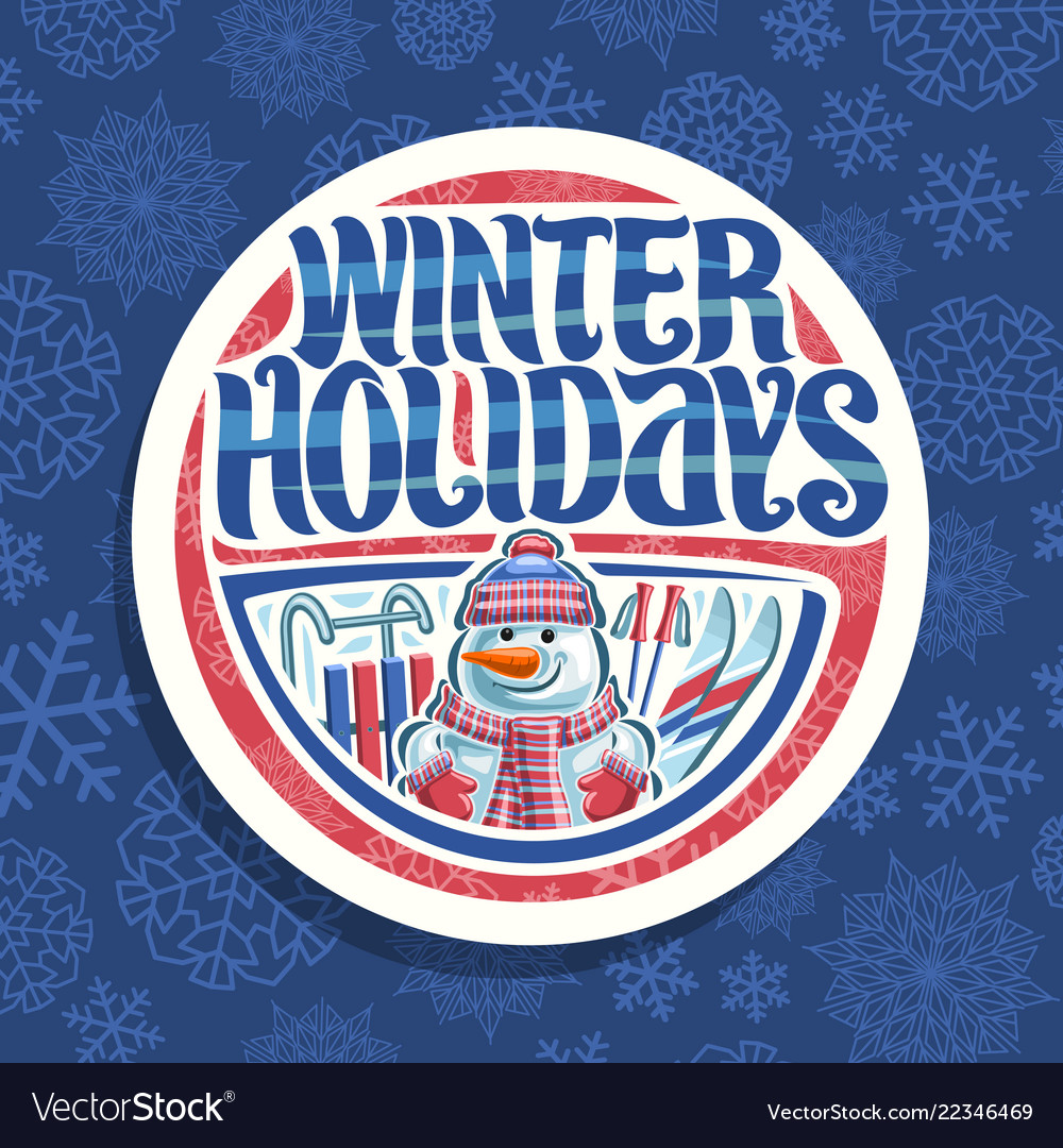 Logo for winter holidays