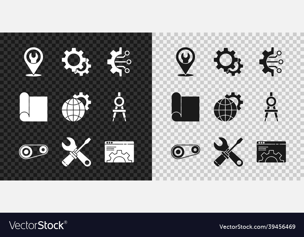Position einstellen mit Schraubenschlüssel-Ring-Algorithmus vector image Position einstellen mit Schraubenschlüssel-Ring-Algorithmus