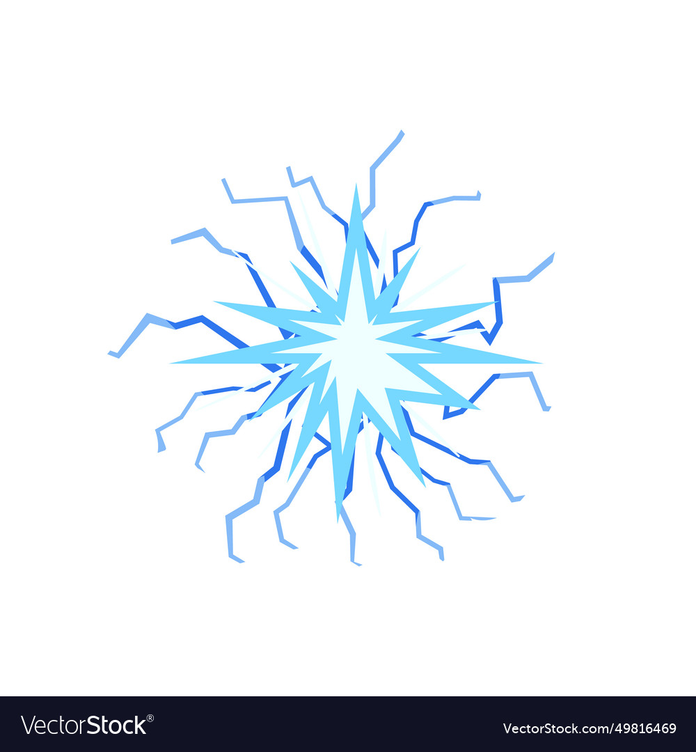 Space electric orb cartoon Royalty Free Vector Image