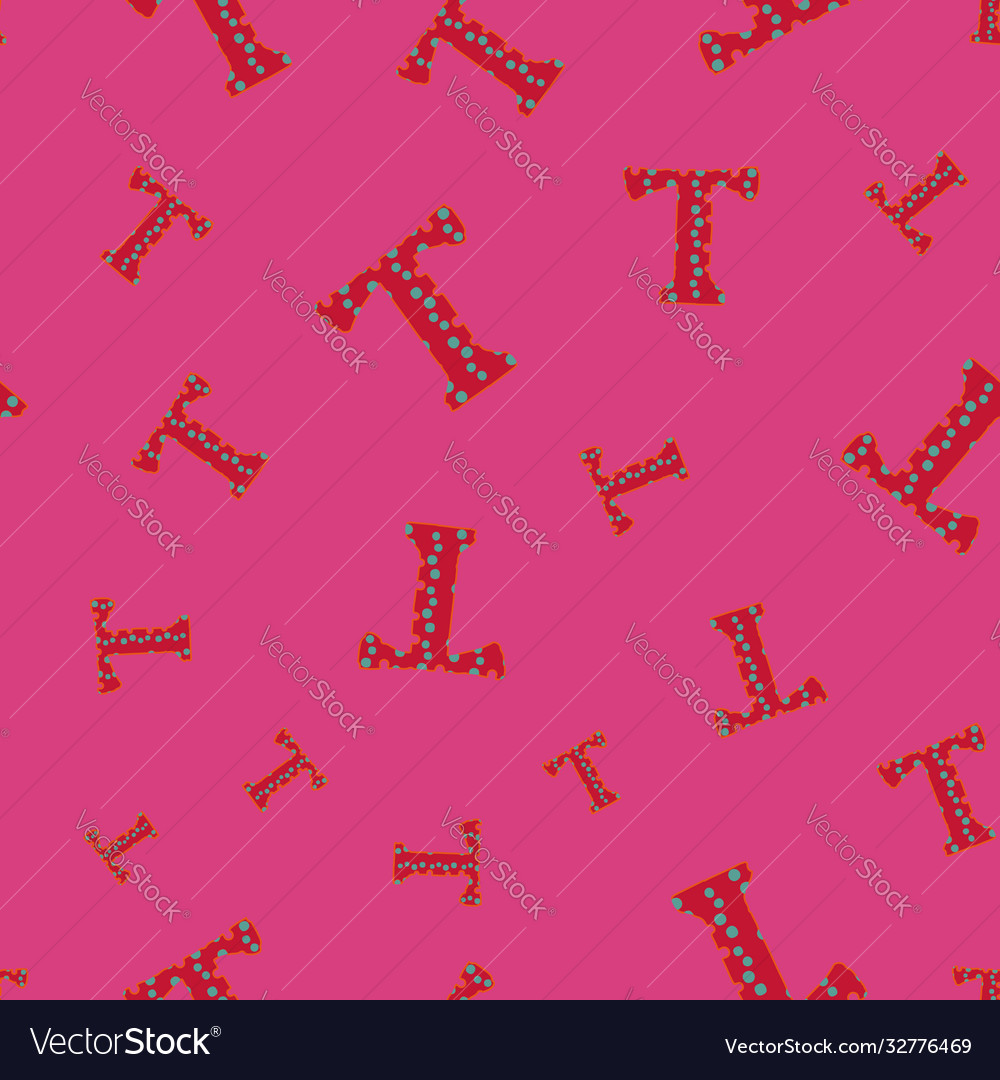 T von alfabet Wiederholung Muster Druck Hintergrund vector image T von alfabet Wiederholung Muster Druck Hintergrund