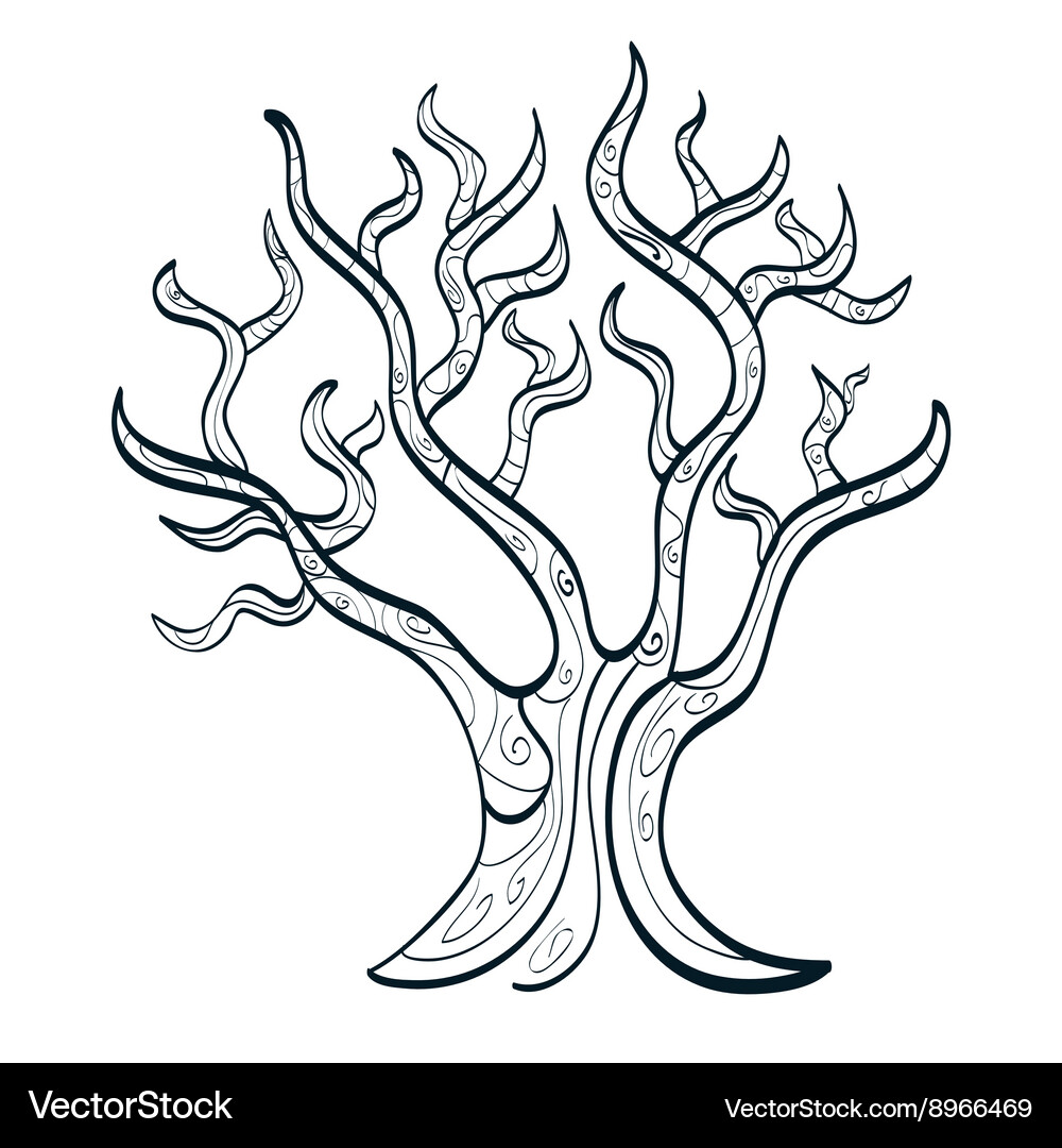 Tree isolated design Royalty Free Vector Image