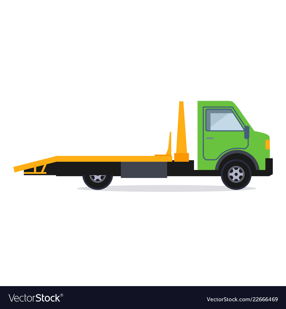 Truck for transportation faulty and emergency cars