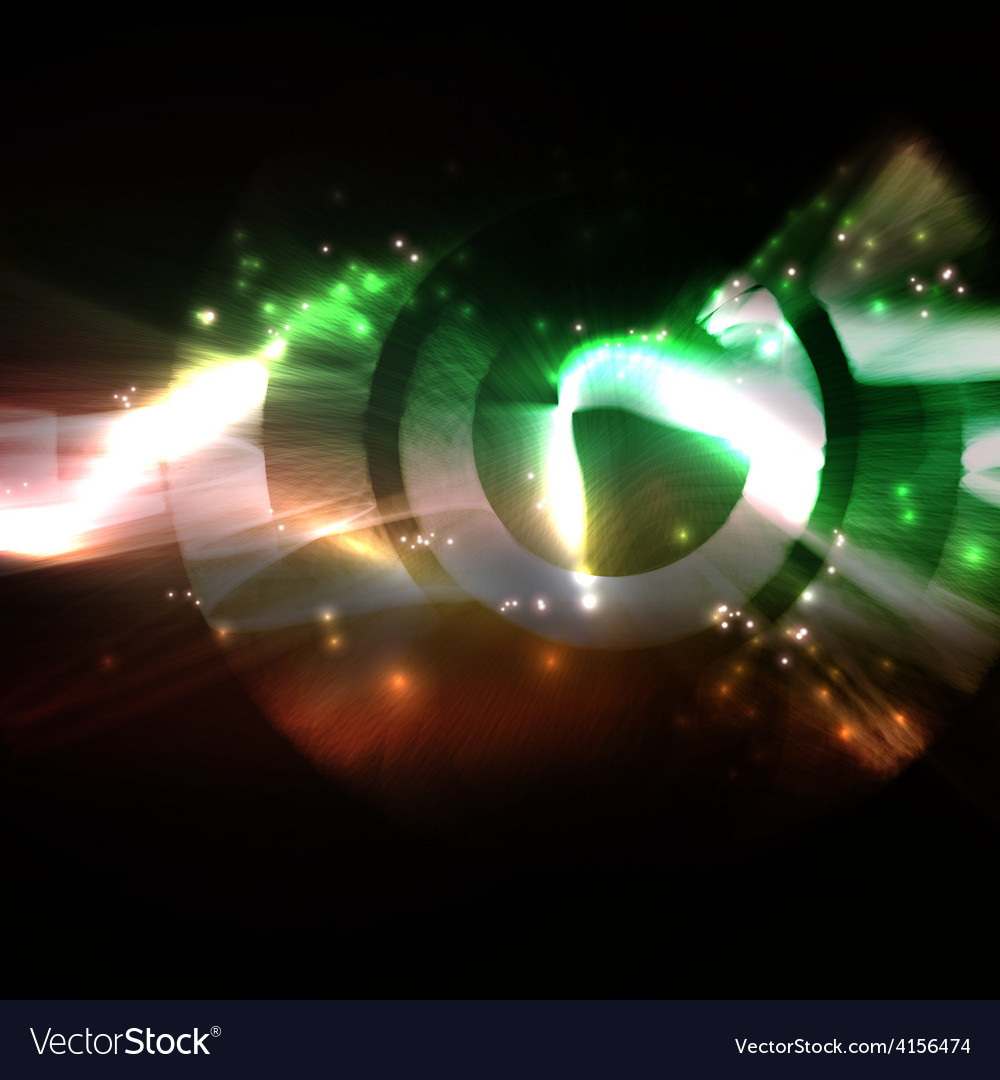 Abstract creative dynamic element