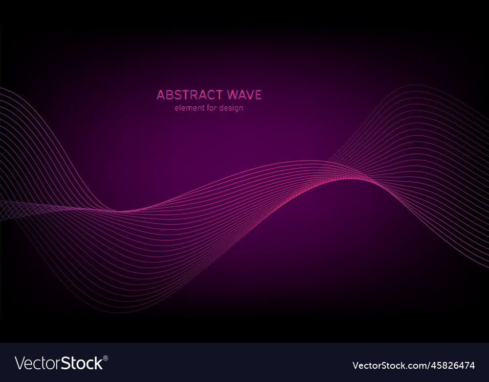 Abstract wave element for design digital Vector Image Abstract wave element for design digital