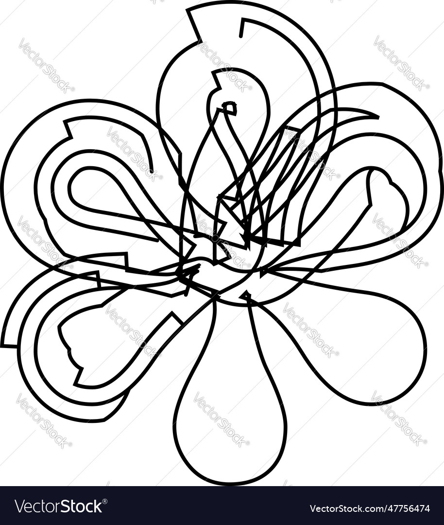 Architectural project font technical draw style vector image Architectural project font technical draw style