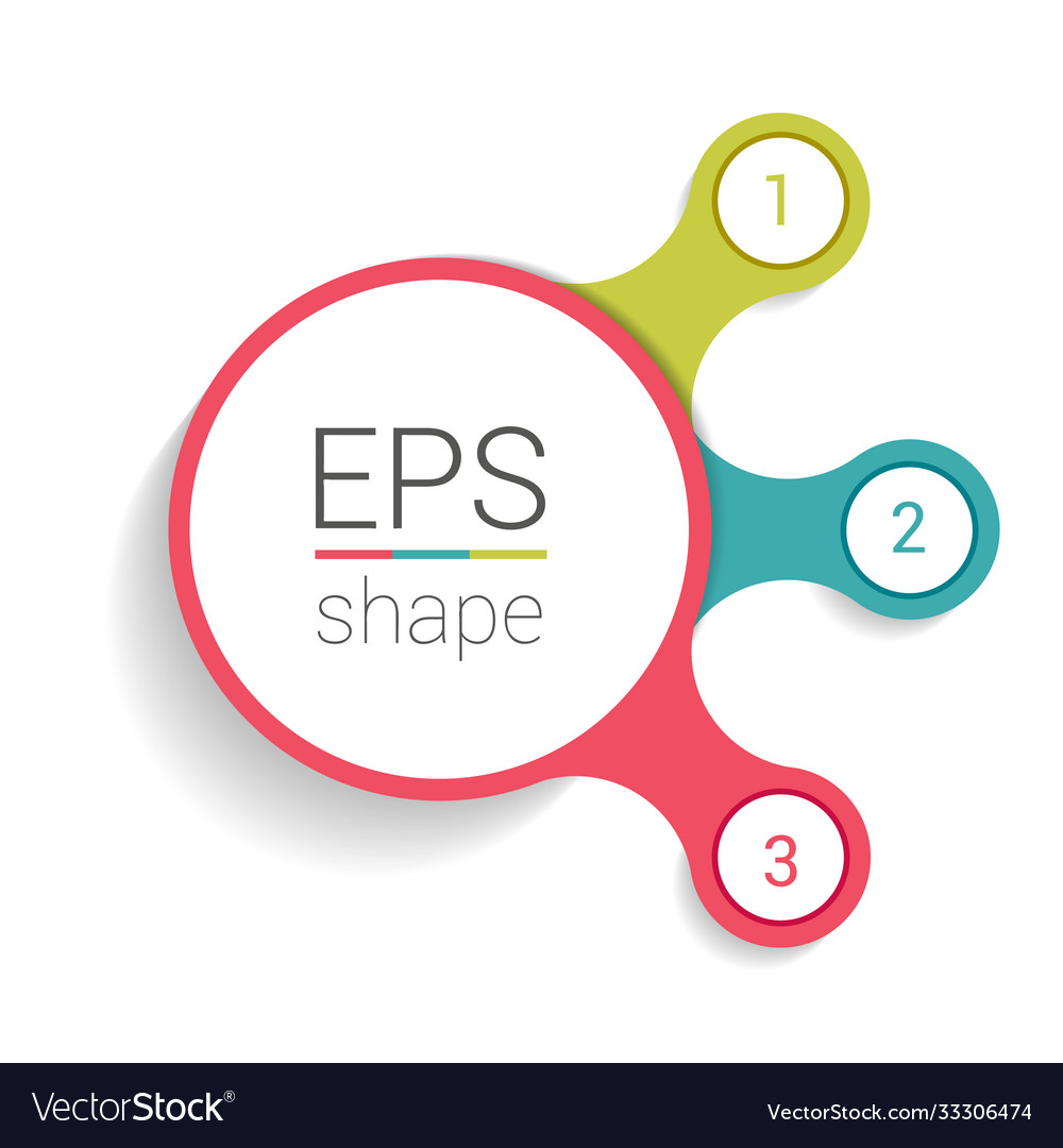 Kreisnummerndiagramm Optionen Schritt vector image Kreisnummerndiagramm Optionen Schritt