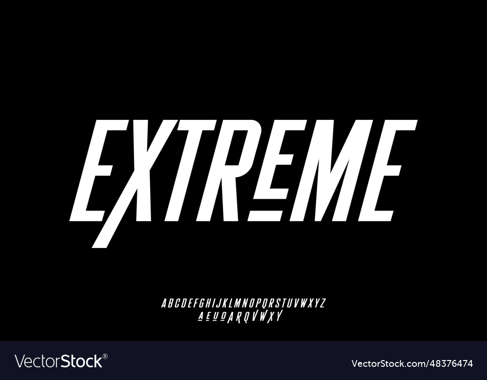 Extreme Sports Display Font