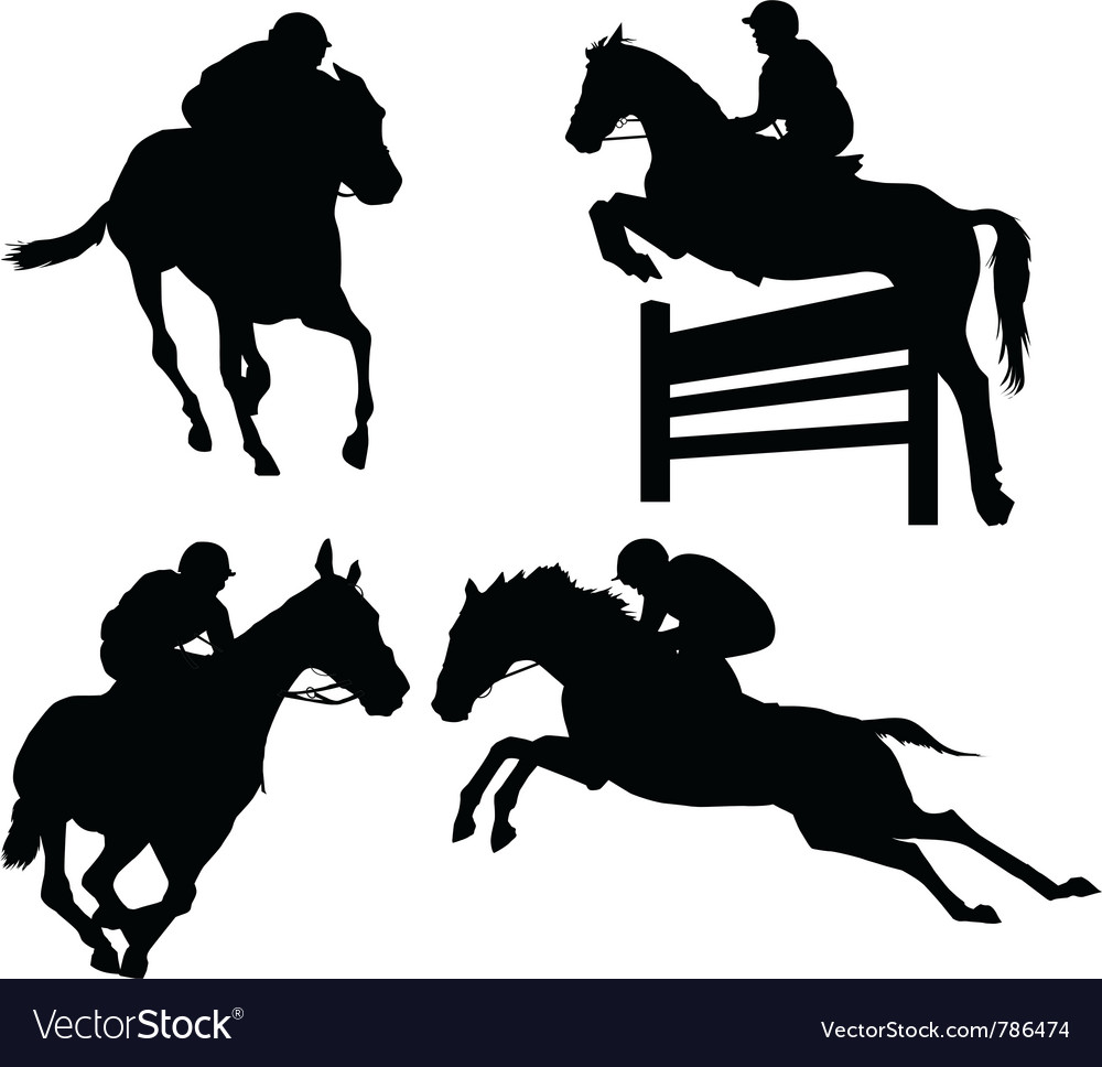 Horse racing Royalty Free Vector Image - VectorStock