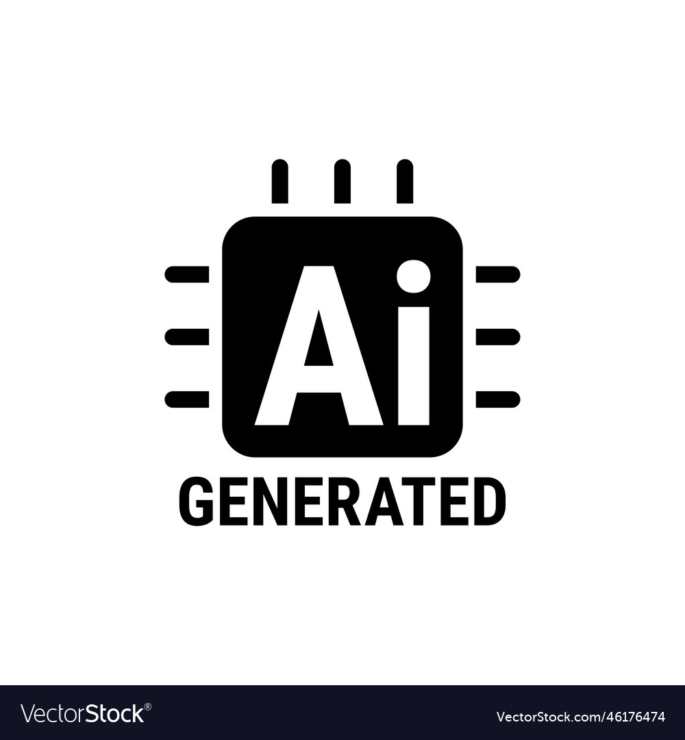 Icon for artificial intelligence generated content