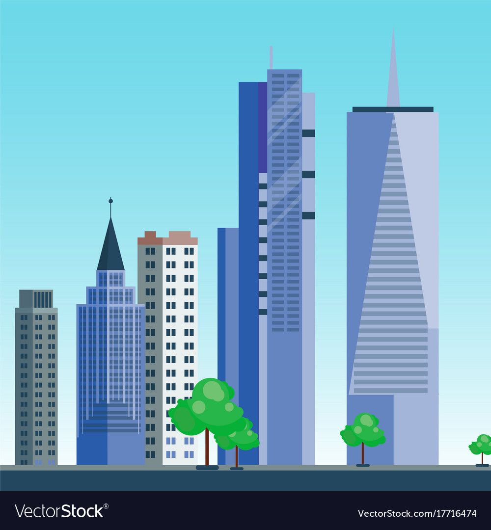 Modern Cityscape Landscape