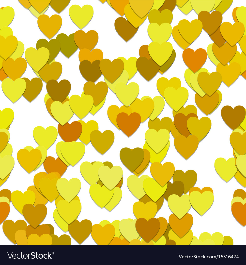 Seamless heart pattern background - design