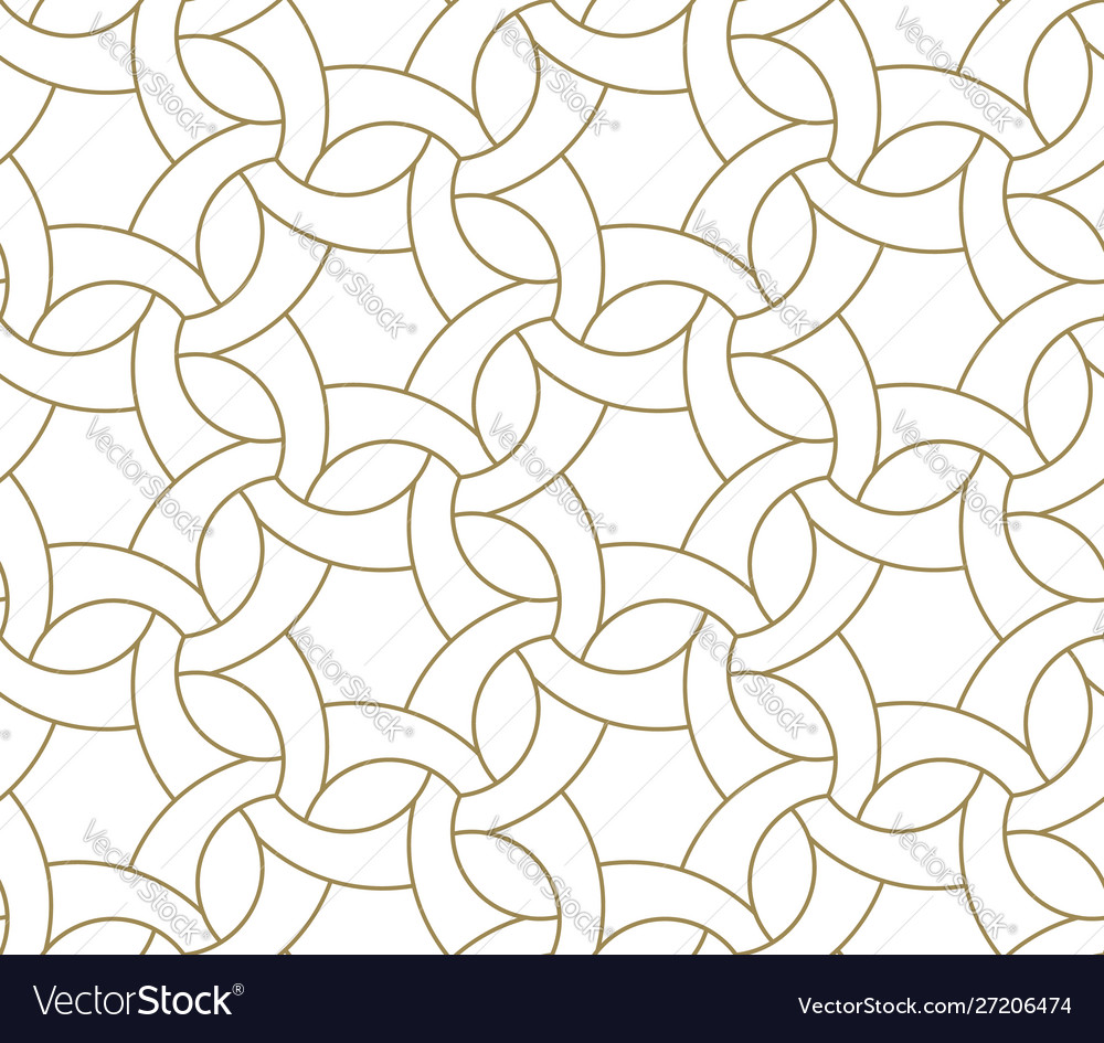 Seamless pattern with abstract geometric line vector image Seamless pattern with abstract geometric line