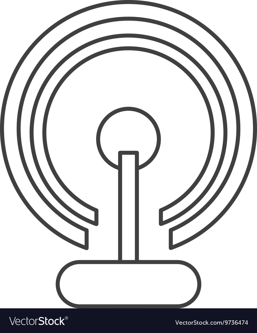 Wifi router signal icon
