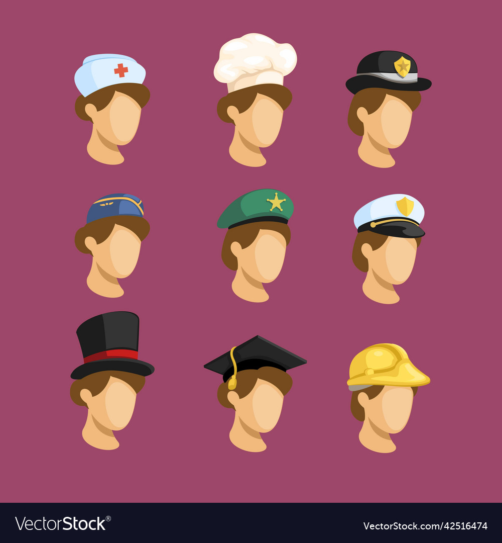 Avatar Icon Of Girl In A Baseball Cap Stock Vector, Royalty-Free