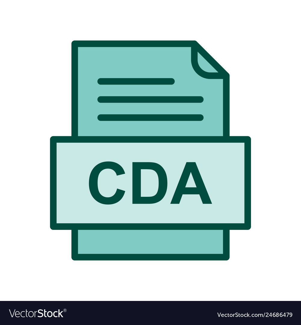 Cda file document icon