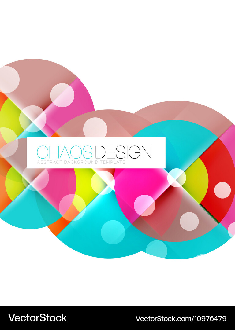 Circle abstract background Royalty Free Vector Image
