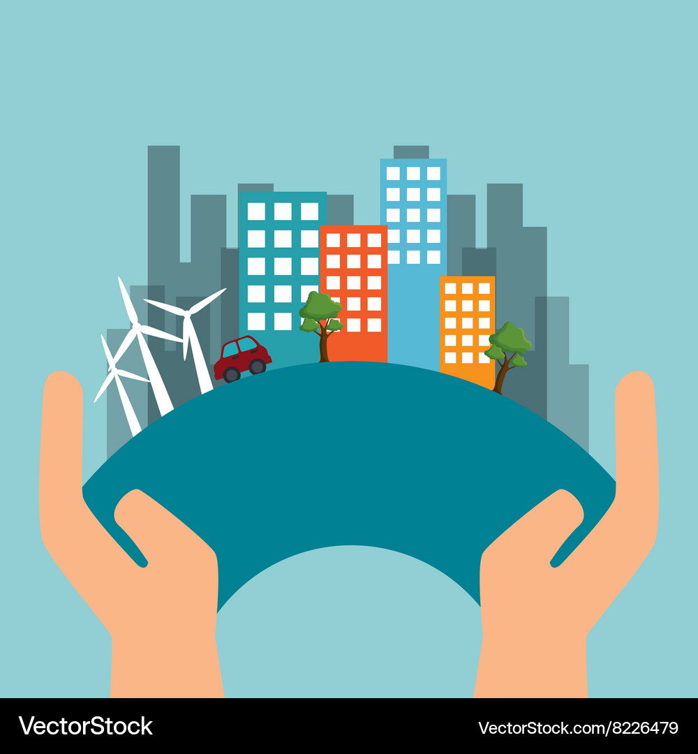 Eco friendly design Royalty Free Vector Image - VectorStock