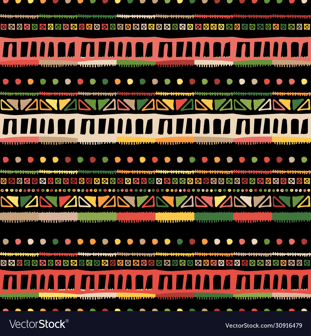 Ethnic seamless in native style pattern