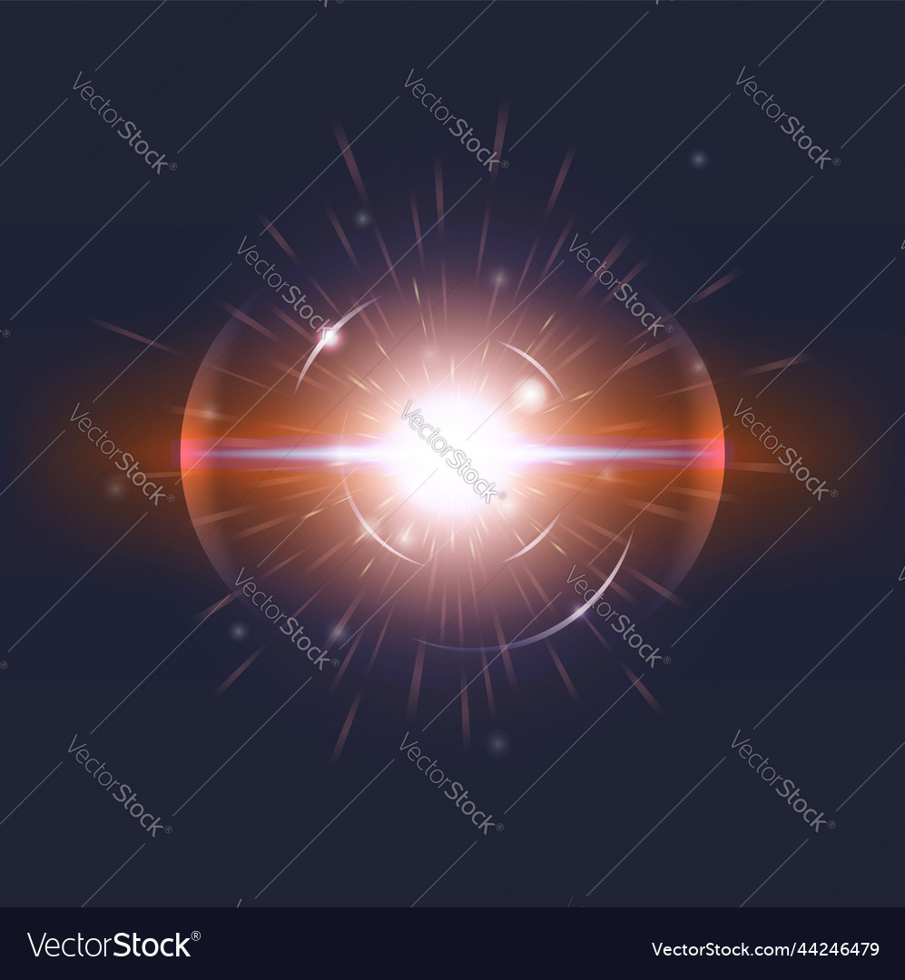 Red Light Explosion Background