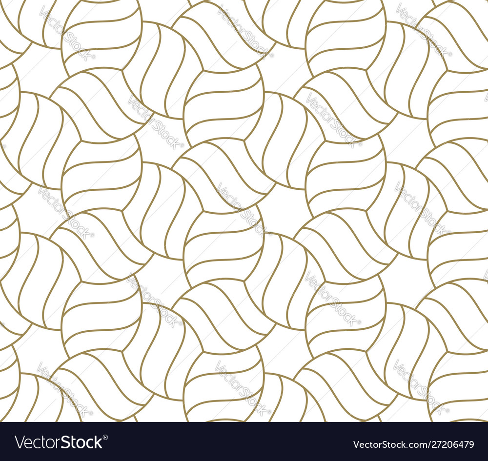 Seamless pattern with abstract geometric line