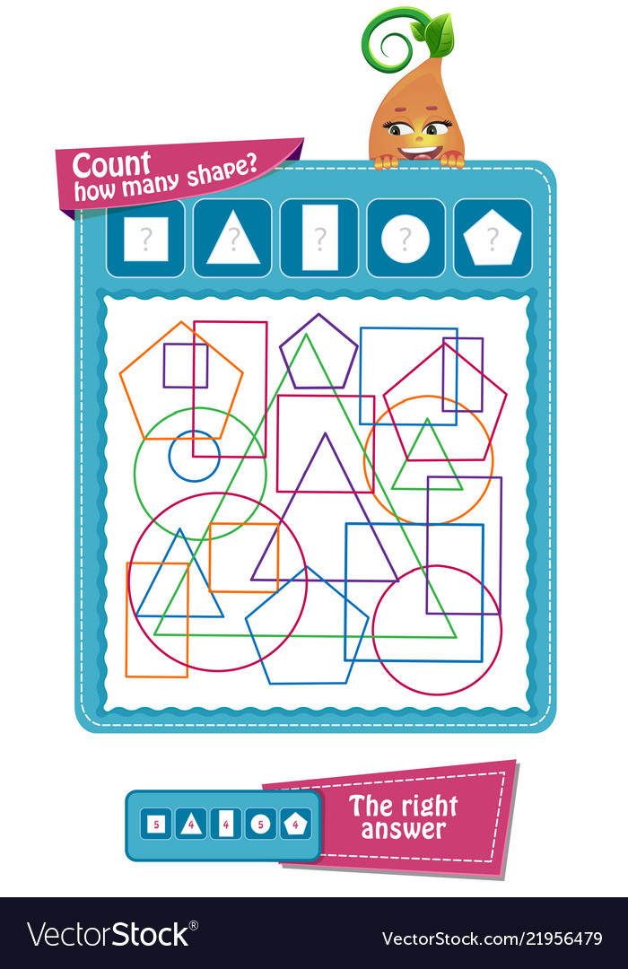 Shape Counting Puzzle Game