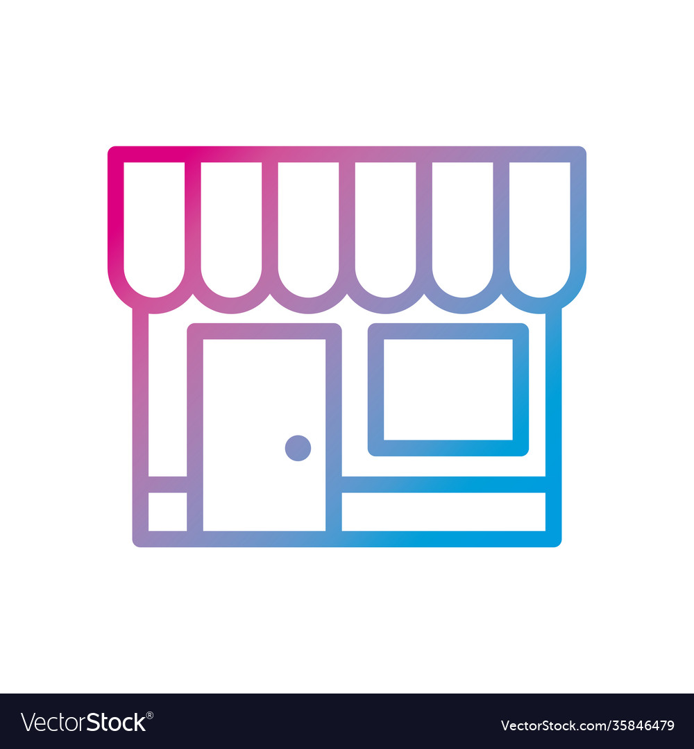 Store gradient style icon design