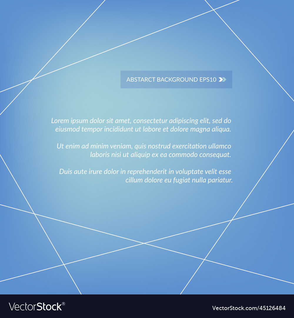 Abstract background sample text frame modern