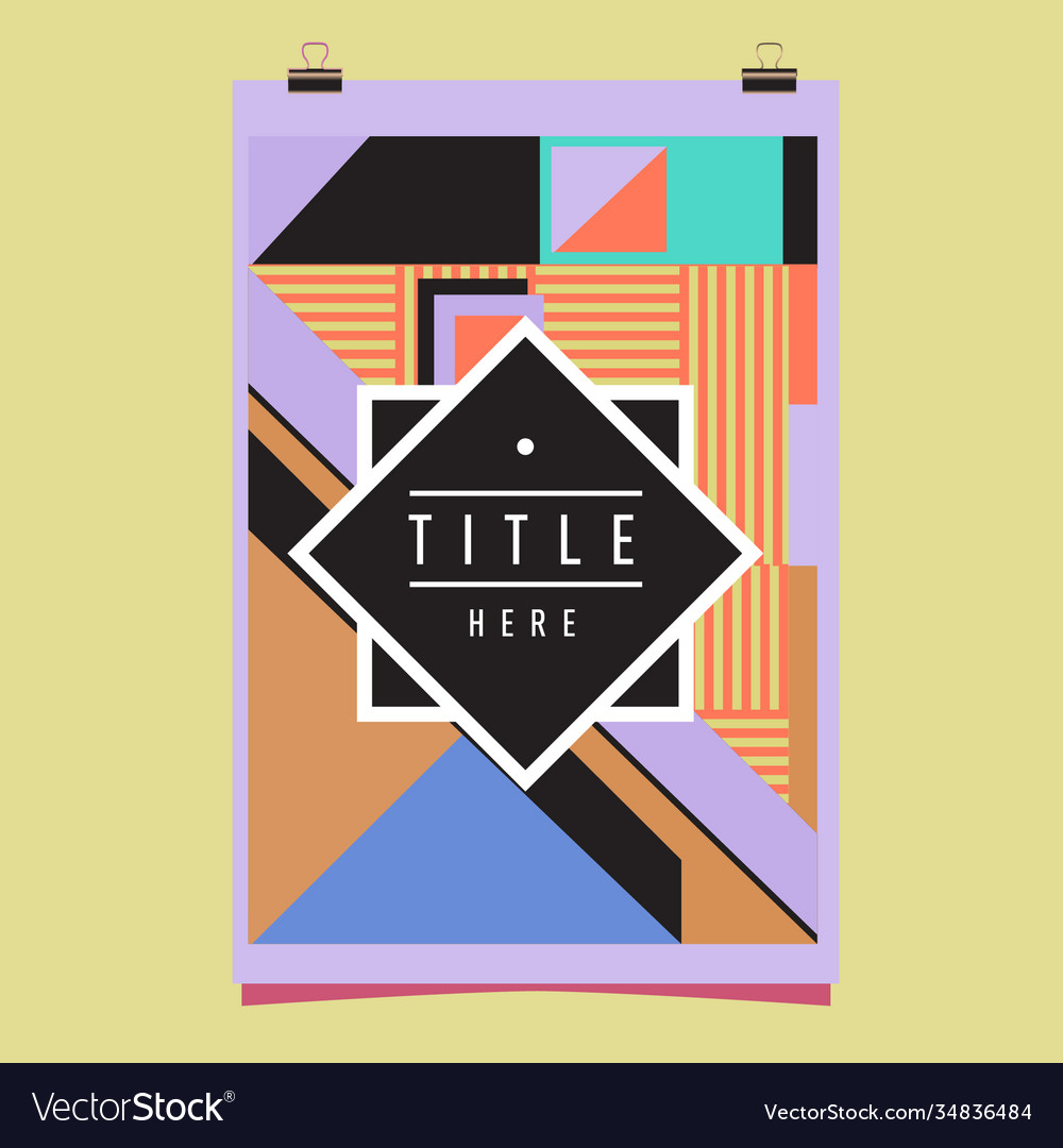 Abstract colorful geometric pattern background