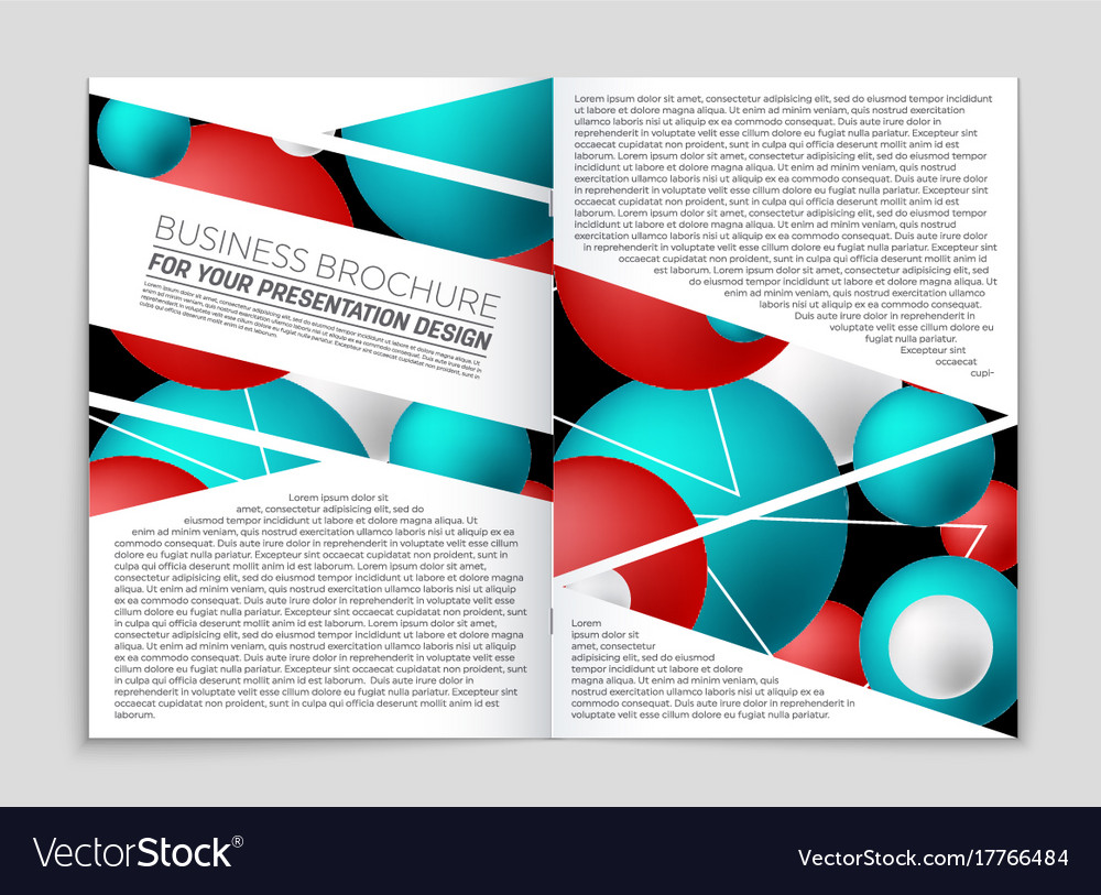 Abstract layout background set for art