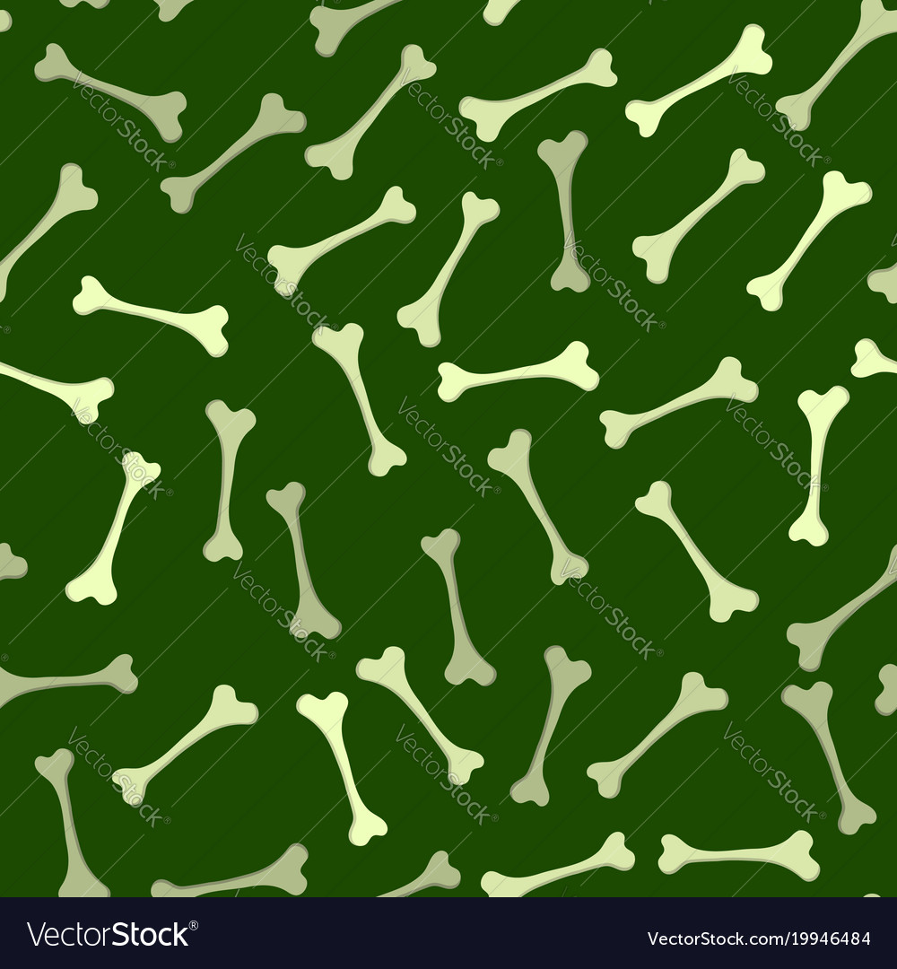 Bones seamless pattern isolated