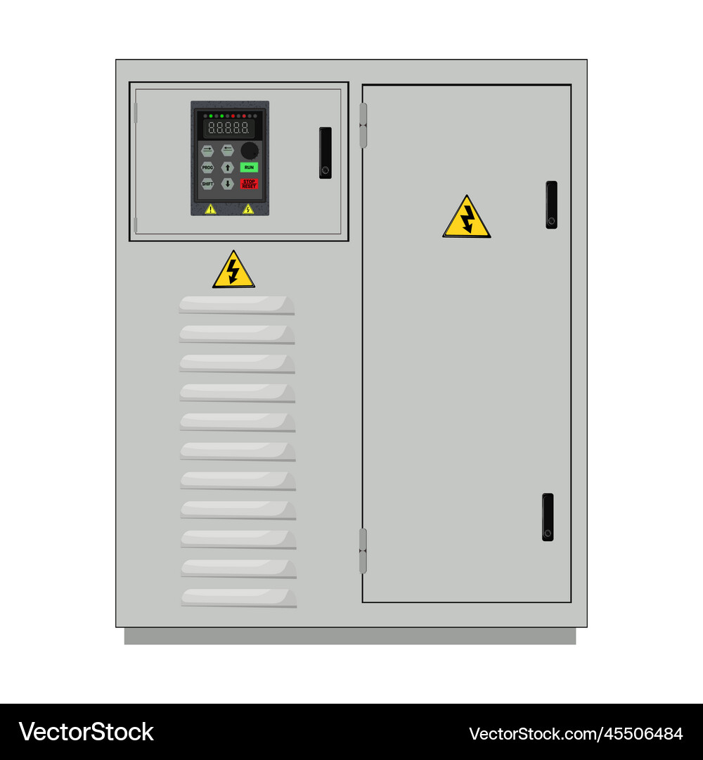 Control panel production panel Royalty Free Vector Image