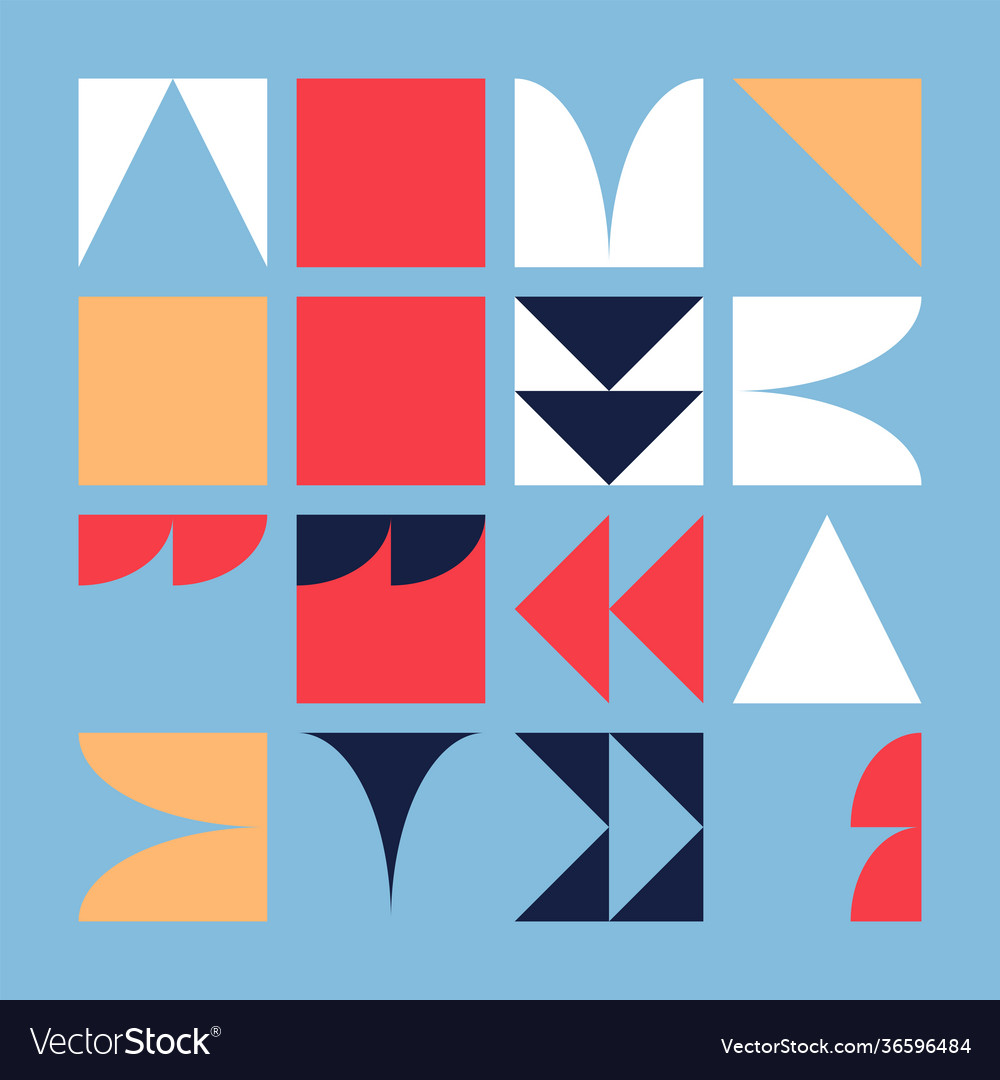 Geometric Repetitive Pattern