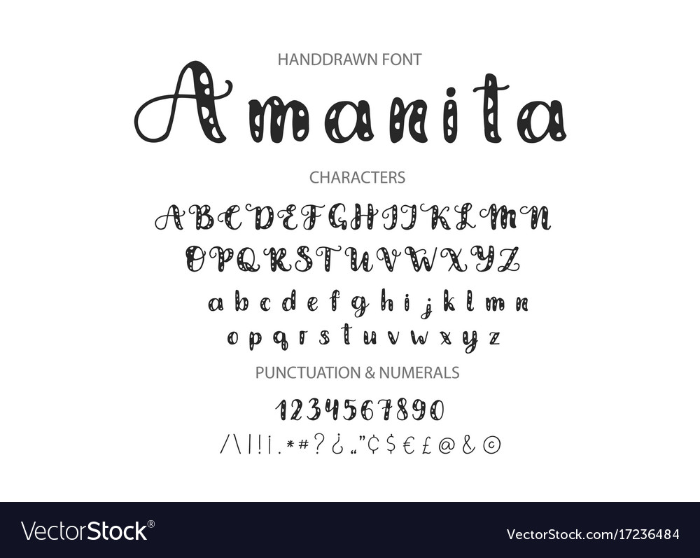 Handdrawn script font display sty