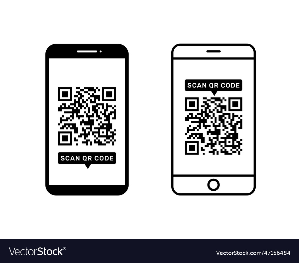 Scan qr code icon sign design Royalty Free Vector Image