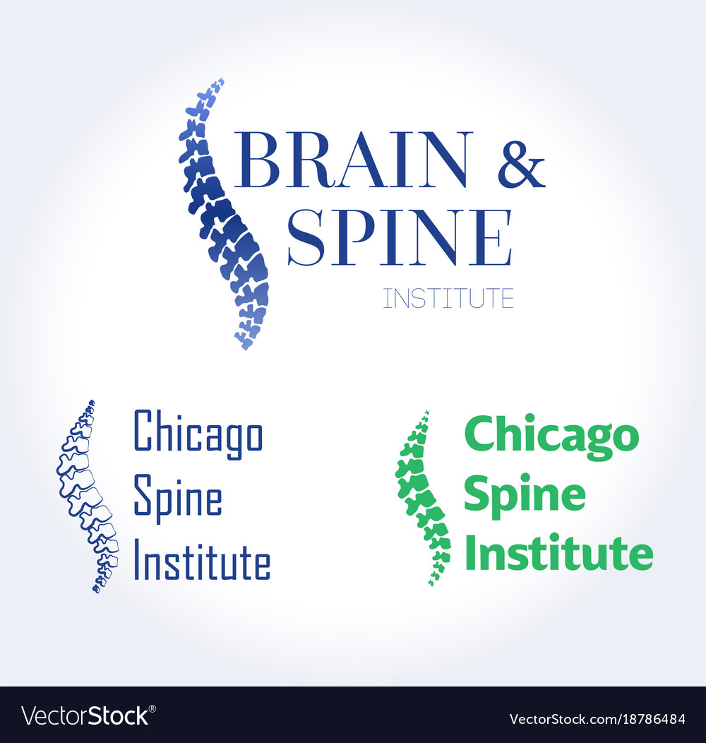 spine logo template royalty free vector image vectorstock