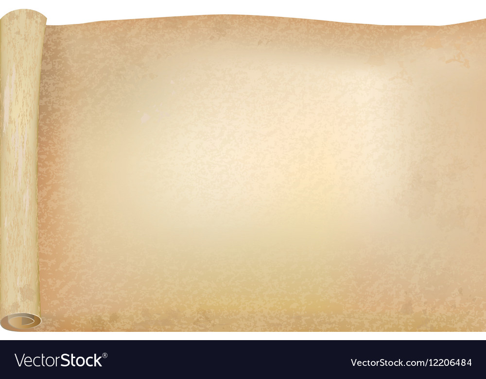 Vellum or papyrus opened scroll background