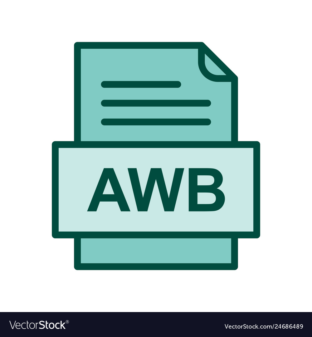 Awb file document icon