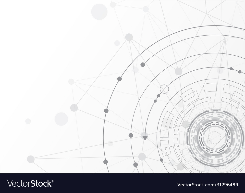 Circuit technology background with hi-tech digital Vector Image Circuit technology background with hi-tech digital