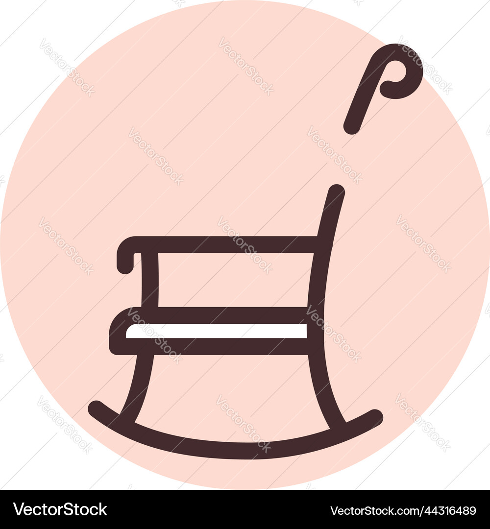 Disability chair on a white background Royalty Free Vector