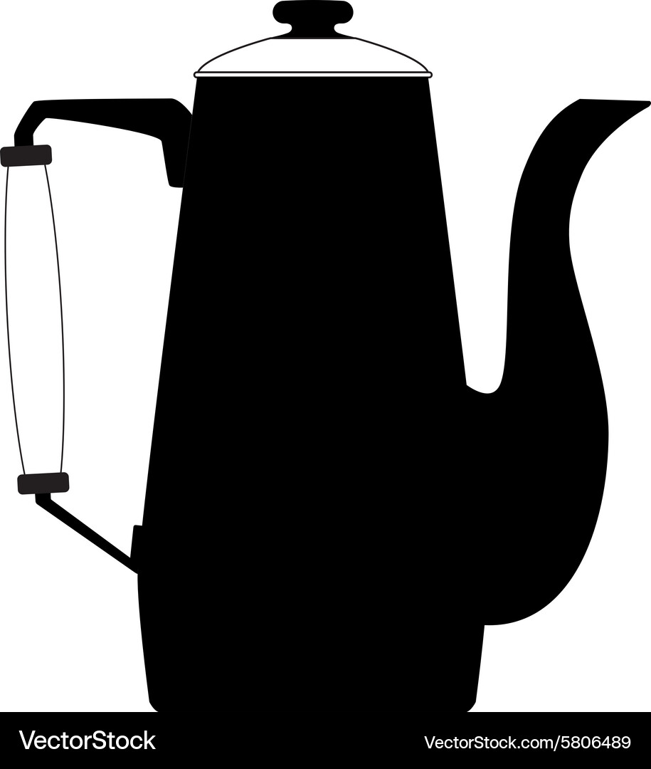 Kettle two Royalty Free Vector Image - VectorStock