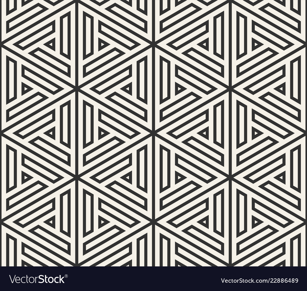 Modern Geometric Triangle Pattern