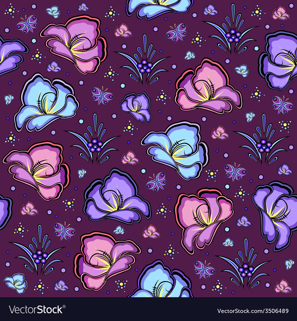 Seamless floral background