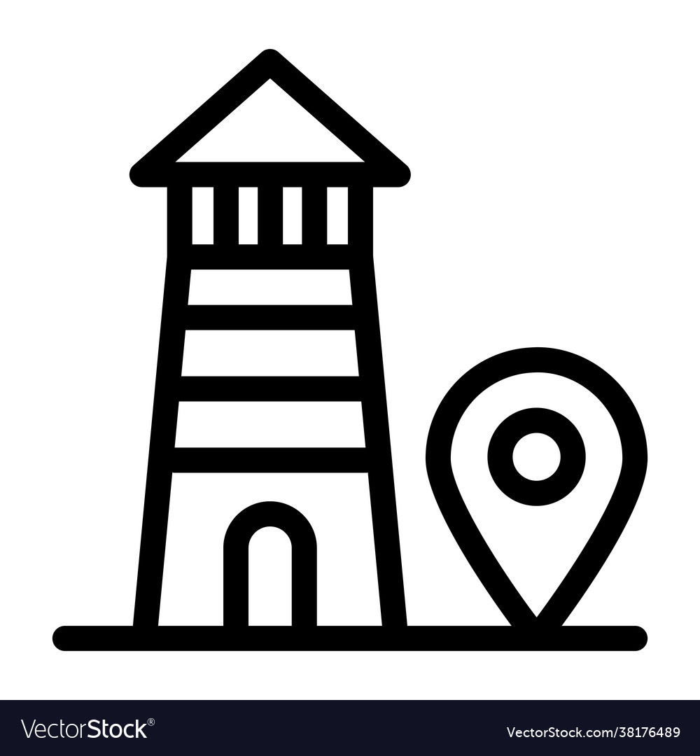 watchtower-location-royalty-free-vector-image-vectorstock