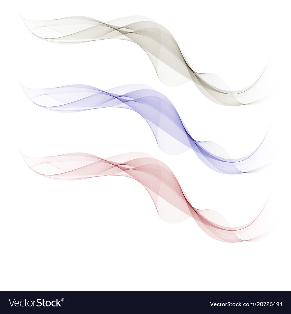 Abstract wave design elementtransparent colorful